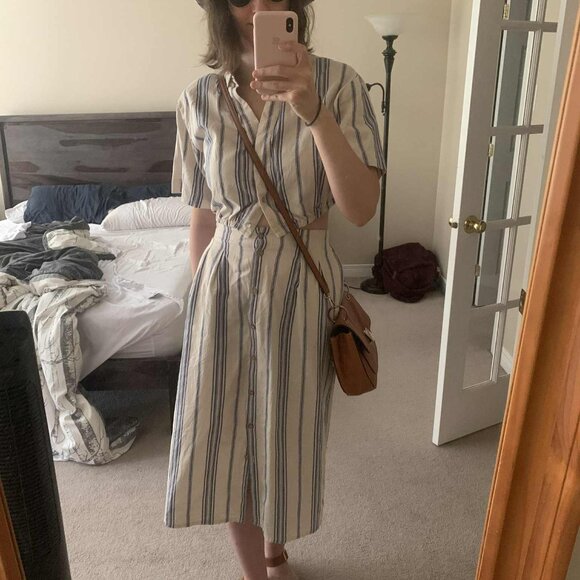 Organic cotton crop top and long skirt beach/summer set - Simons - Picture 3 of 9